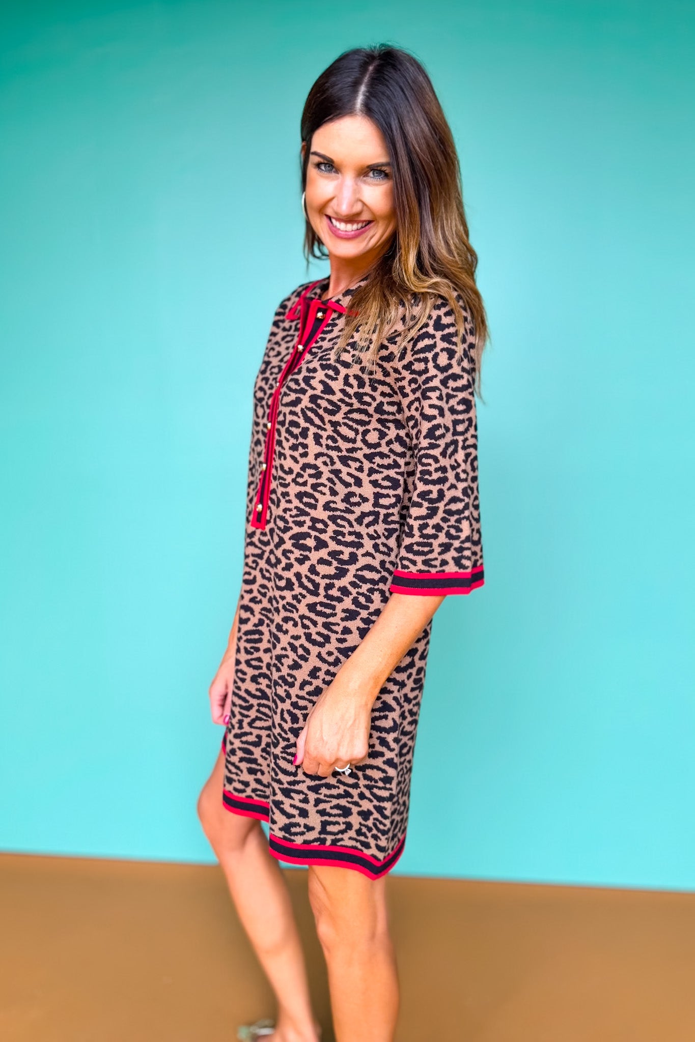 SSYS Eleanor Knit Dress In Animal