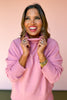 Pink Turtleneck Long Sleeve Sweater *FINAL SALE*