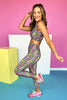 SSYS Black Neon Animal Print Compression High Waist Leggings *FINAL SALE*