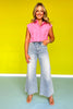 Mica High Rise Super Wide Leg Palazzo Crop Jeans
