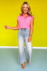 Mica High Rise Super Wide Leg Palazzo Crop Jeans