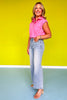 Mica High Rise Super Wide Leg Palazzo Crop Jeans