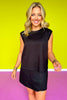 SSYS Signature Cap Sleeve Air Tee Shirt In Black *FINAL SALE*