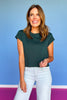 SSYS Signature Double Lined Lightweight Air Tee Shirt In Hunter