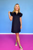 SSYS Reese Flutter Sleeve Air Dress In Black