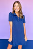 SSYS Everyday Dress In Lattice Navy