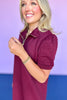 SSYS Everyday Dress In Lattice Maroon