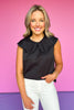 SSYS Sleeveless Solid Pippa Top In Black *FINAL SALE*