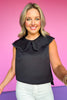 SSYS Sleeveless Solid Pippa Top In Black *FINAL SALE*