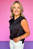 SSYS Sleeveless Solid Pippa Top In Black *FINAL SALE*