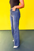 Mica Dark Wash High Rise Wide Leg Jeans *FINAL SALE*