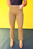 Mica Olive High Rise Cropped Straight Leg Jeans *FINAL SALE*