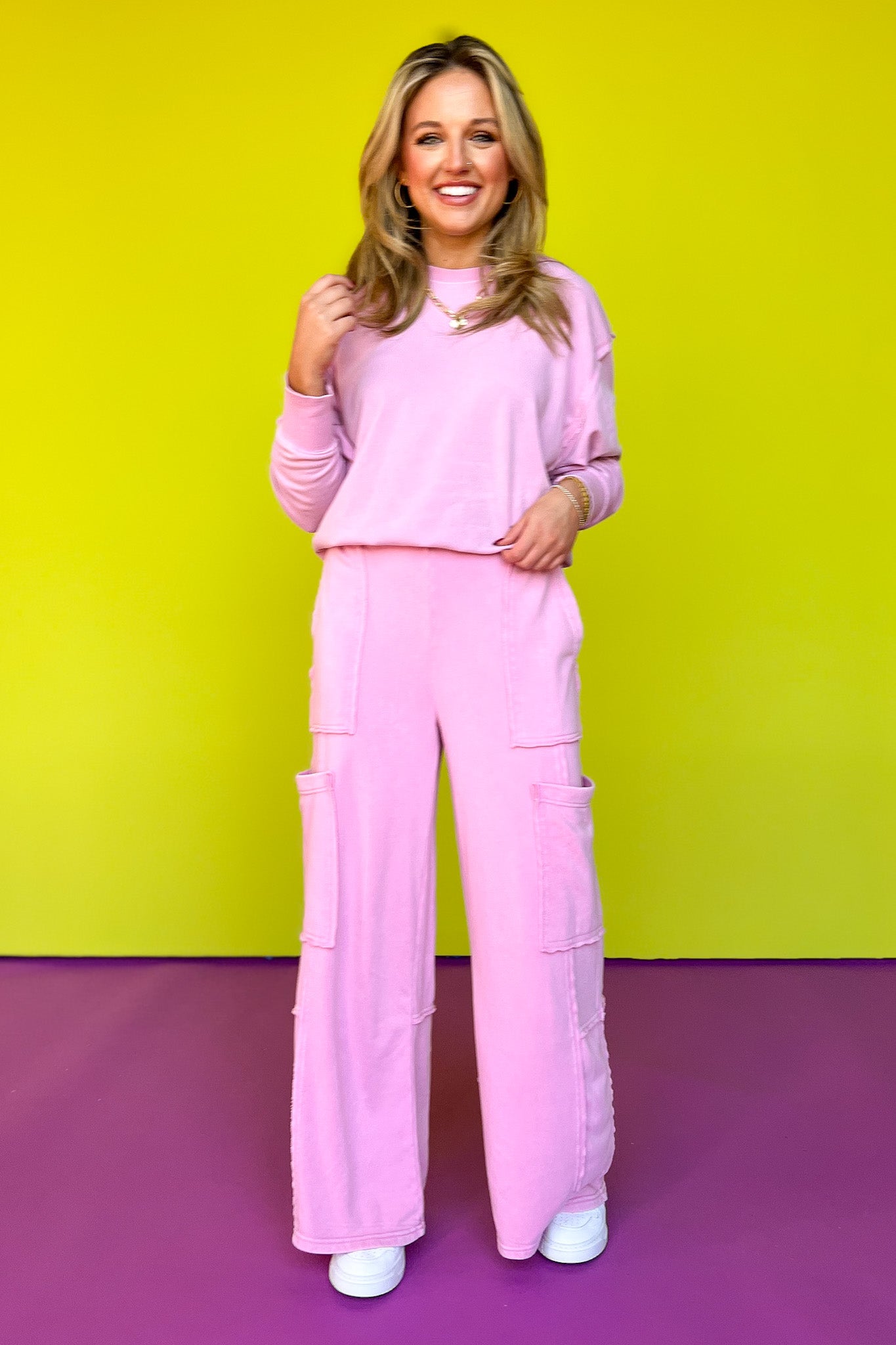 Pink Utility Sweatpants *FINAL SALE*