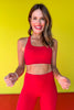 SSYS Red Butter Criss Cross Back Sports Bra *FINAL SALE*