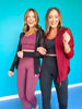 SSYS Exaggerated Collar Crochet Knit Zip Up Sweater In Maroon