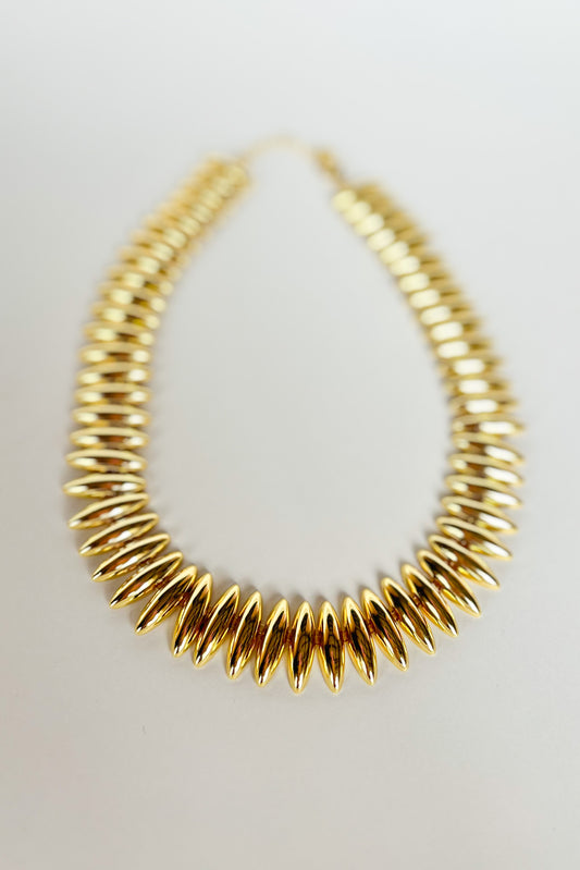 Gold Tribal Statement Necklace accessory, gold necklace, chunky necklace, statement necklace, SSYS by Mallory Fitzsimmons