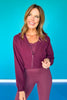 SSYS Maroon Zip Hooded Jacket