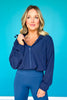 SSYS Dark Navy Zip Hooded Jacket