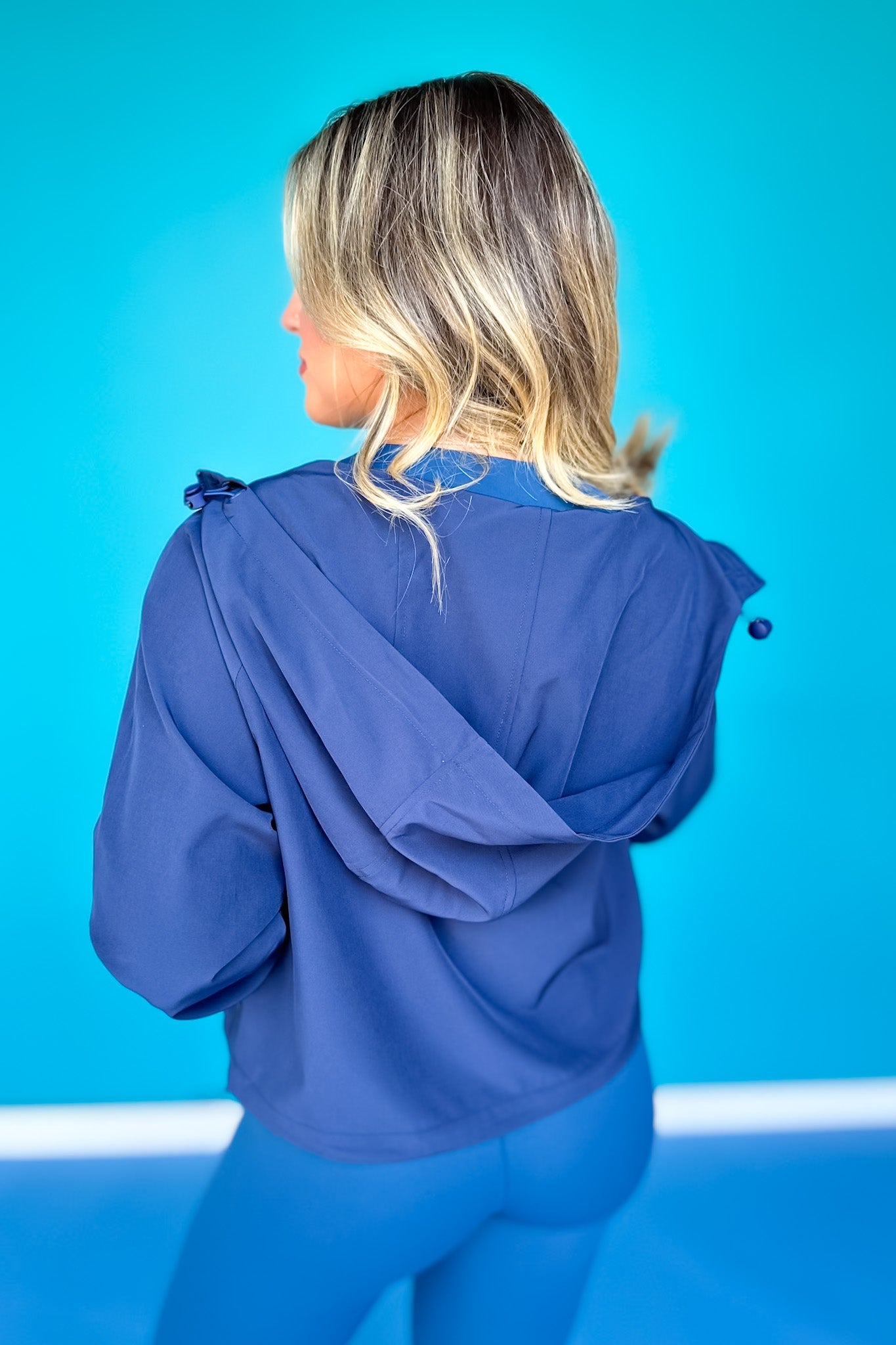 SSYS Dark Navy Zip Hooded Jacket