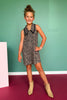 SSYS Kids Gemma Sleeveless Dress In Animal Spots