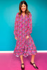 SSYS Rowan Long Sleeve Maxi Dress In Bright Floral