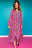 SSYS Rowan Long Sleeve Maxi Dress In Bright Floral