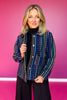 SSYS Carrie Blue Houndstooth Jacket