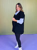 SSYS The Genevieve Open Drape Cardigan In Black