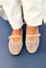 Nude Mesh Stone Detail Ballet Flats *FINAL SALE*