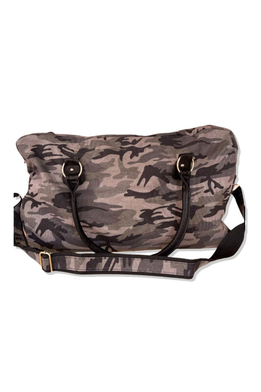 Black Camo Duffle Bag