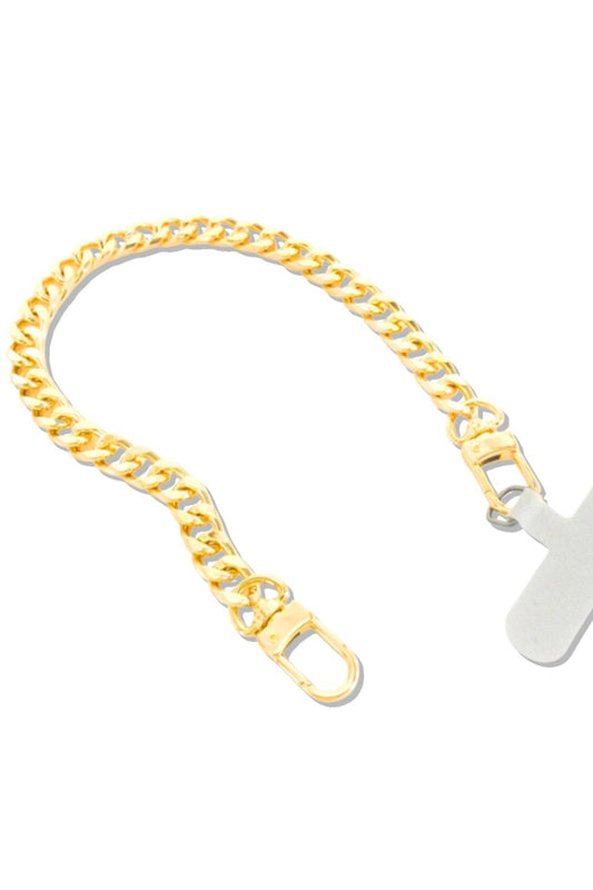 Gold Curb Phone Chain *FINAL SALE*