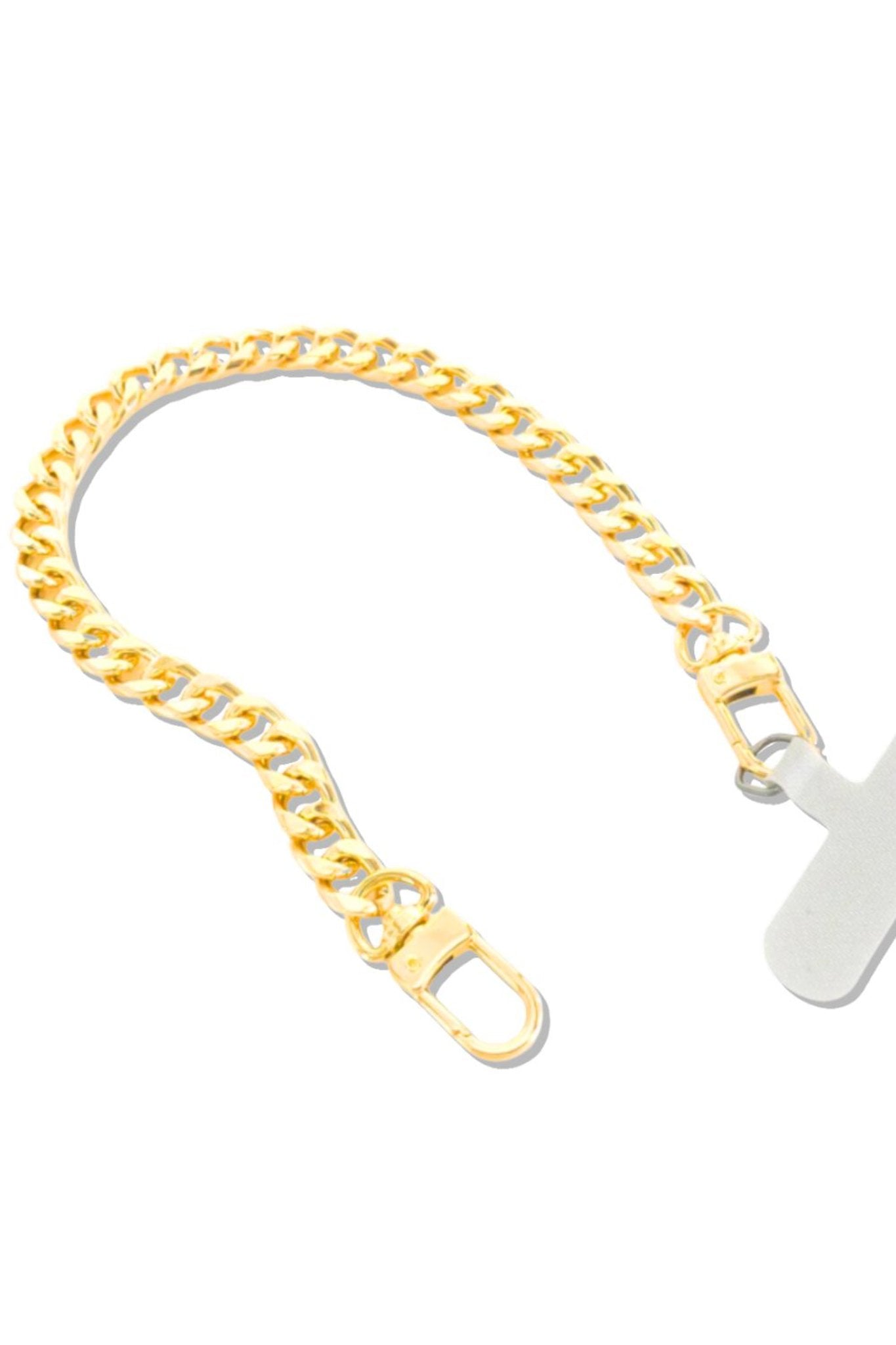 Gold Curb Phone Chain