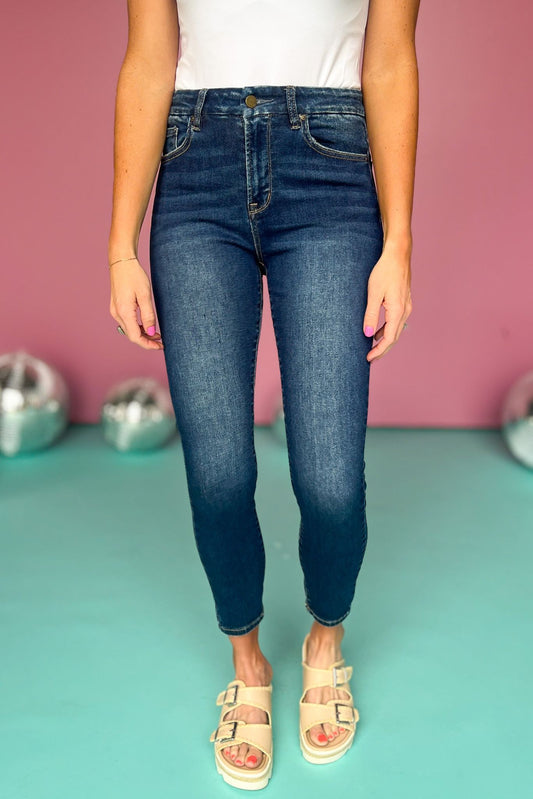 Mica Dark Wash High Rise Skinny Jeans, jeans, dark wash jeans, high rise jeans, skinny jeans, high rise skinny jeans, must have jeans, elevated jeans, elevated style, summer jeans, summer style, Shop Style Your Senses by Mallory Fitzsimmons, SSYS by Mallory Fitzsimmons