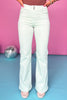 Mica Mint Super High Rise Flare With Double Button Jeans, jeans, mint jeans, high rise jeans, flare jeans, high rise flare jeans, must have jeans, elevated jeans, elevated style, summer jeans, summer style, Shop Style Your Senses by Mallory Fitzsimmons, SSYS by Mallory Fitzsimmons