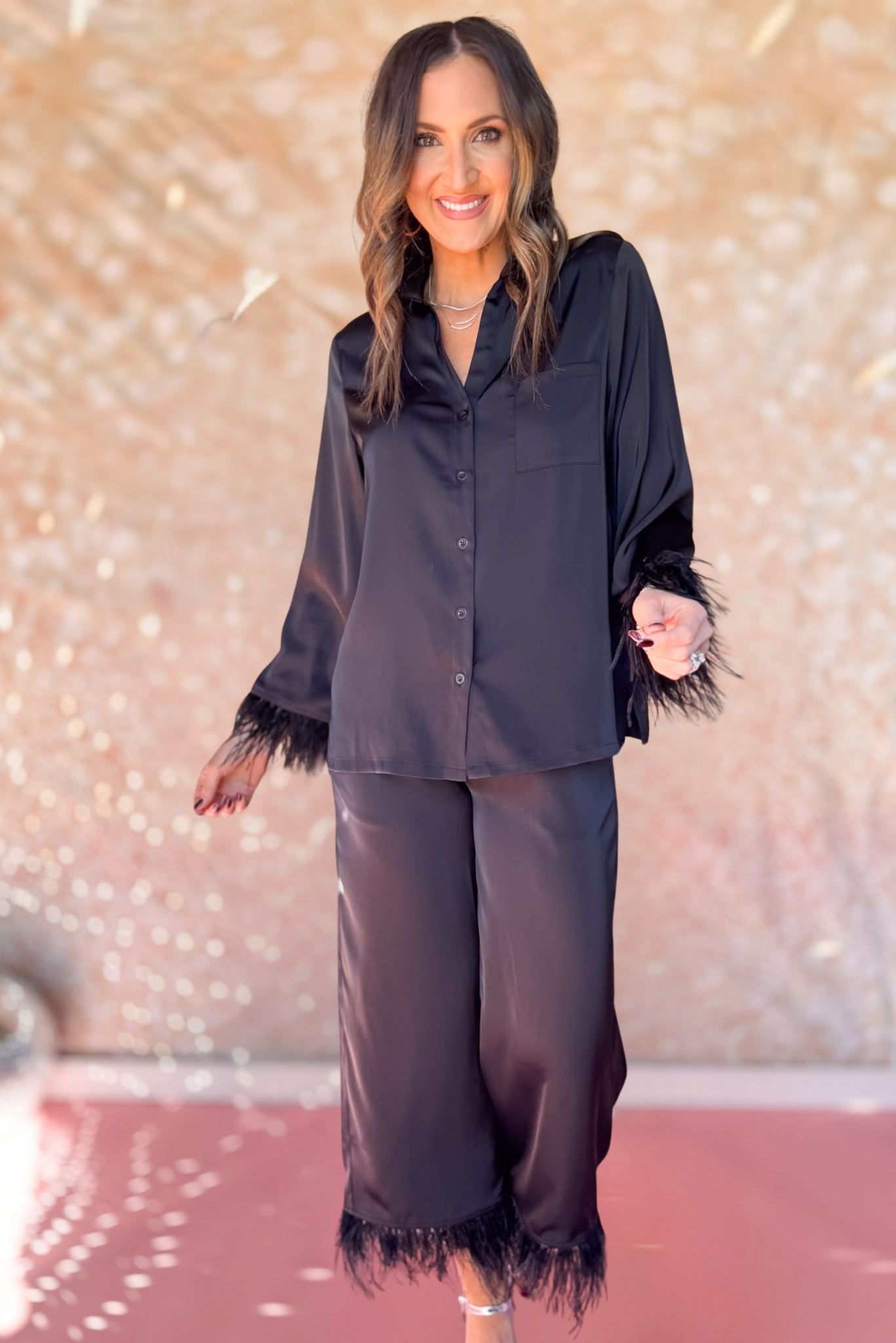 SSYS Blakely Black Feather Pajamas