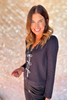 SSYS The Clara Sequin Bow Scalloped Closed Cardigan In Black
