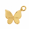 SSYS 18k Gold Plated Scripture Butterfly Charm *FINAL SALE*