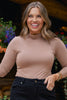 SSYS Signature Long Sleeve Turtleneck In Taupe