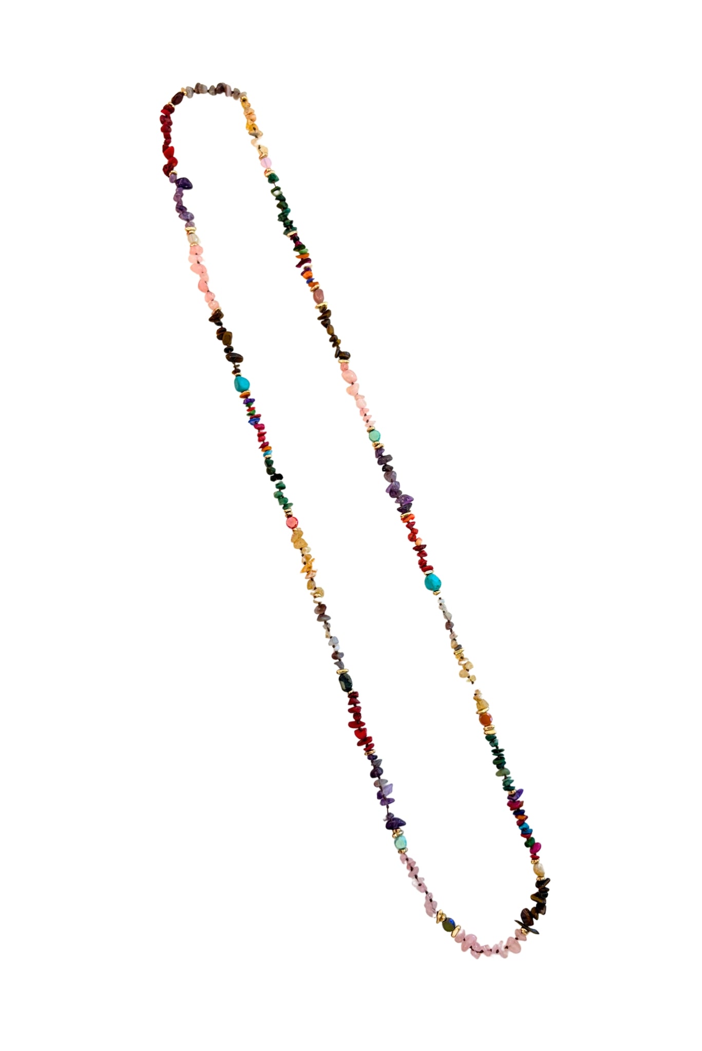 Multi Colored Mixed Beaded Necklace