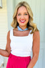 SSYS Ivory Ribbed Square Neck Padded Tank, easy to wear, must have piece, ssys exclusive