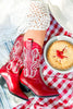 Red Western Stitch Embroidery Boots