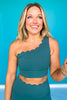 SSYS Hunter Scallop One Shoulder Sports Bra
