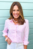 SSYS Collins Preppy Stripe Top In Pink