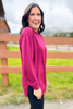SSYS Lilly Air Sweatshirt In Maroon