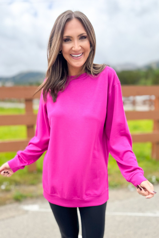 SSYS Lilly Air Sweatshirt In Orchid