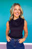 SSYS Farrah Sleeveless Bandana Top In Black