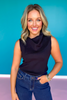 SSYS Farrah Sleeveless Bandana Top In Black