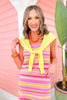 SSYS Polly Over The Shoulder Cable Knit Sweater In Butter Yellow