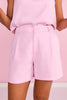 SSYS Jules Trouser Shorts In Light Pink