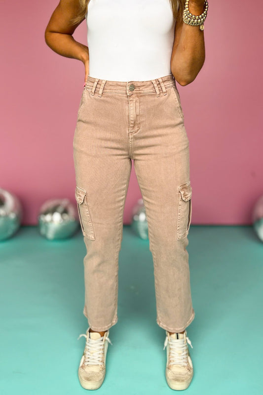 Risen Mauve High Rise Cargo Jeans, jeans, cargo jeans, mauve jeans, mauve cargo jeans, high rise jeans, high rise cargo jeans, mauve high rise cargo jeans, must have jeans, elevated jeans, elevated style, summer jeans, summer style, Shop Style Your Senses by Mallory Fitzsimmons, SSYS by Mallory Fitzsimmons